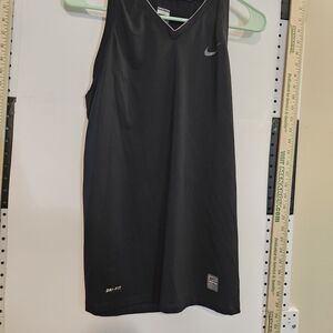 Nike Men's Black Sleeveless Rash Guard